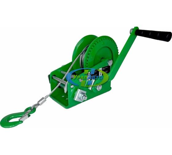 Лебедка ручная Hitch HW-1100 кг канат 10м