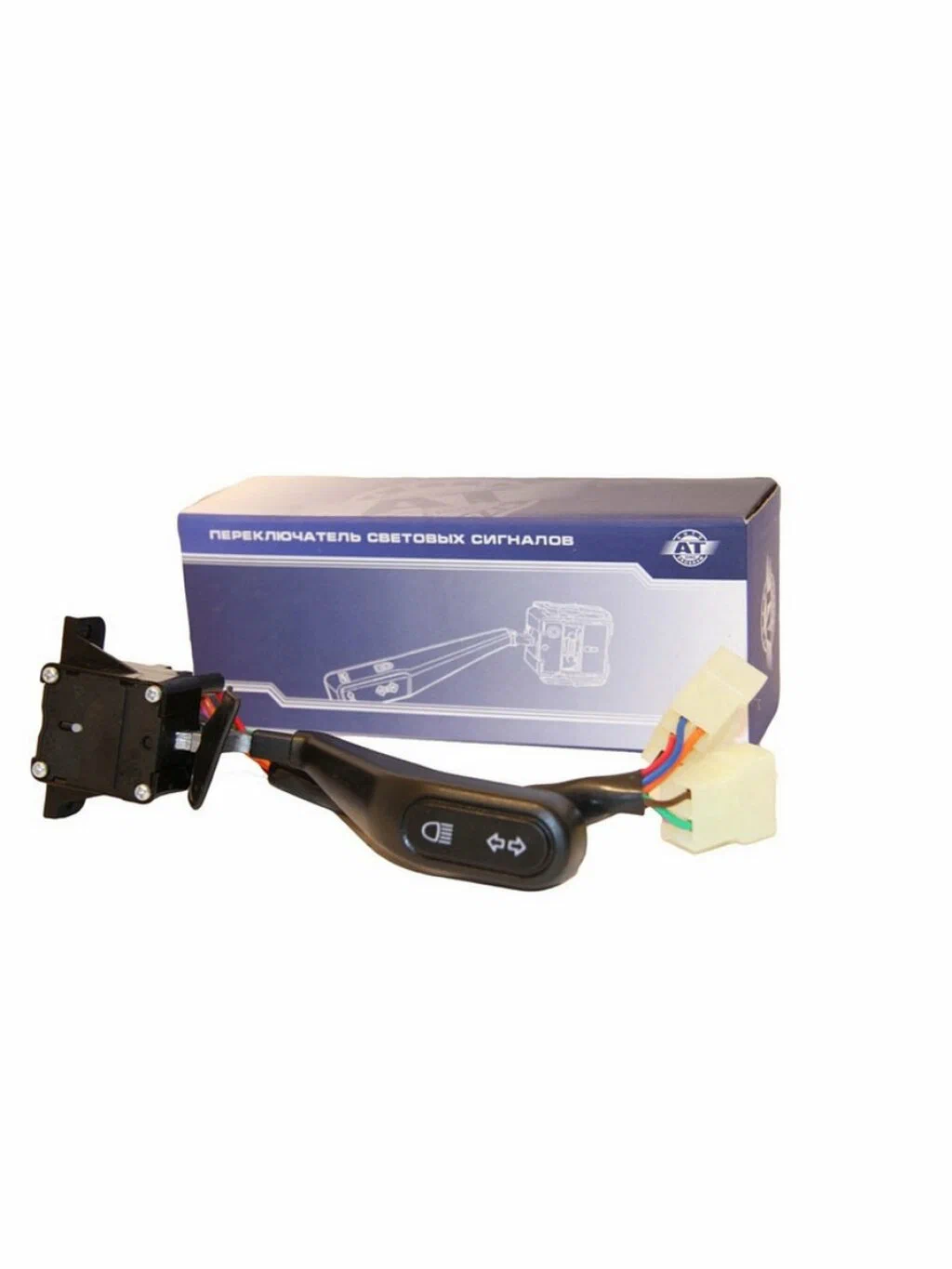 Переключатель свет. сигнал. (12b, 12a)_ГАЗ 2705/3302/GAZEL 93- ПОСЛЕ 03-, шт Auto Technologies Group AT 9111-302SS