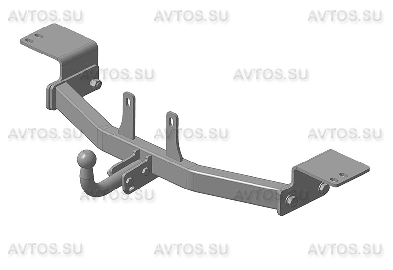 Фаркоп Toyota Land Cruiser  J120 з/кол снизу TY21 Автос